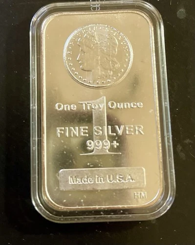 1 oz. Highland Mint Silver Bar - Morgan Dollar Design .999+ Fine #1607