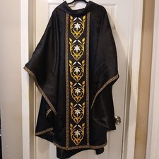 Beautiful Requiem Vestment Set Chasuble  Stole