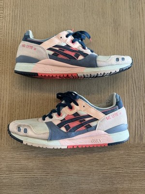 ASICS MENS GEL-LYTE III OG SHOES 'AQUA ANGEL/MAKO BLU'  Size 9.5