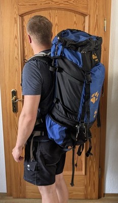 Jack Wolfskin Wanderrucksack 70l Rainbow ii