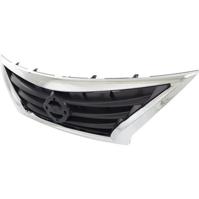 Grille Assembly 2015-2019 Nissan Versa SV Plus 1.6L 4 Cyl Direct Fit NI1200261