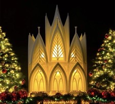 Cathedral Night Light Book Nook