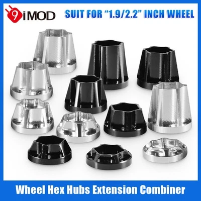 9IMOD 4X12mm Rad Hex Hub Für 1/10 RC Crawler SCX10 TRX4 1.9 "2.2" Beadlock Felge