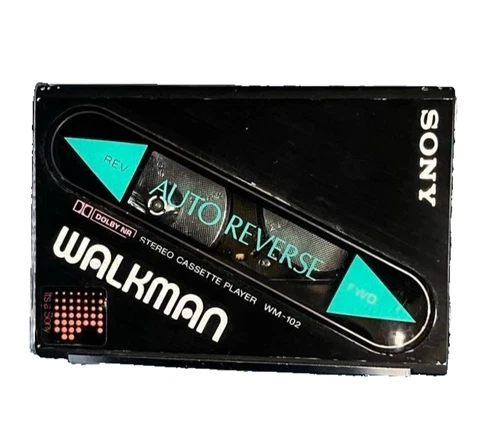 SONY WALKMAN Stereo Cassette Player WM-102 Untested For Parts or Repair