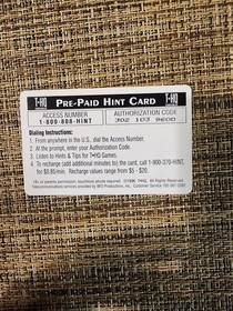 Alone in the Dark: One-Eyed Jack's Revenge w/Reg Card & Phone Card- Sega Saturn