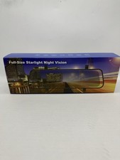 10'' Mirror Dash Cam 1080p FHD Front And Rear Camera, Loop Recording,