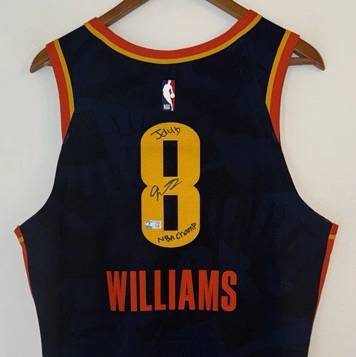 Jalen Williams Signed "Jdub 2025 Champs" Auto Nike ADV NBA Authentic Jersey BAS