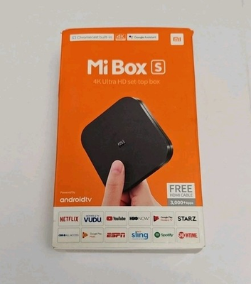 #ad #ad Xiaomi Mi Box S MDZ 22 AB Android TV 4K HDR Streaming New Open Box Fast Shipping $79.95