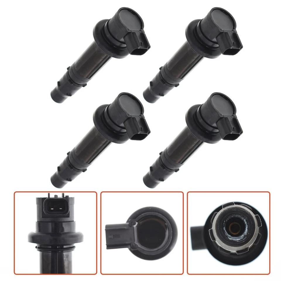 US 4 Pcs Ignition Coil For Yamaha YZF-R6 R6 YZF-R6S R6S YZF-R1 R1 FZ1 VMAX 1700 - Imagem 2 de 4