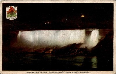 AMERICAN FALLS, CANADA, TORONTO, ONTARIO, TRAGARA FALL Postcard