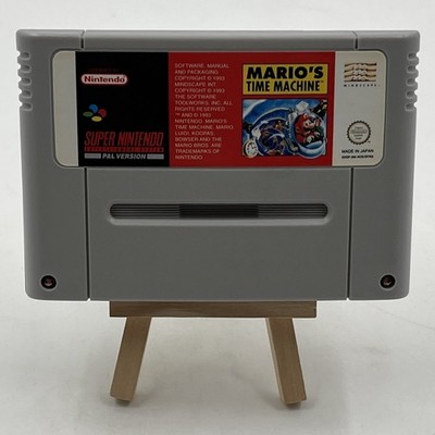 Marios Time Machine SNES Super Nintendo Modul Retro Videospiel Sammlung Top