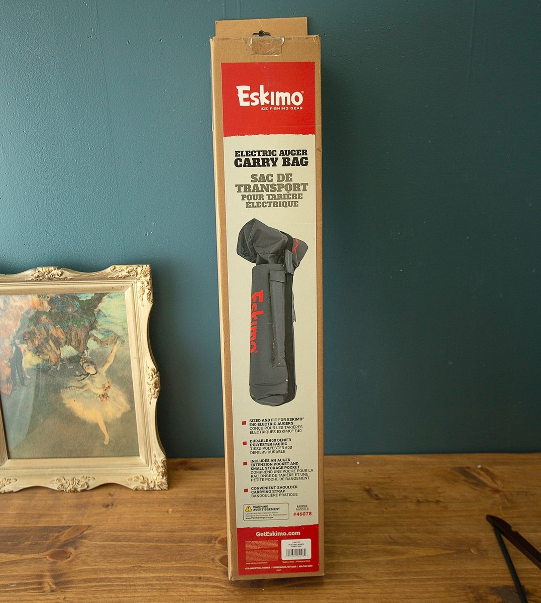 Eskimo Electric Auger Carry Storage Bag Model 46078