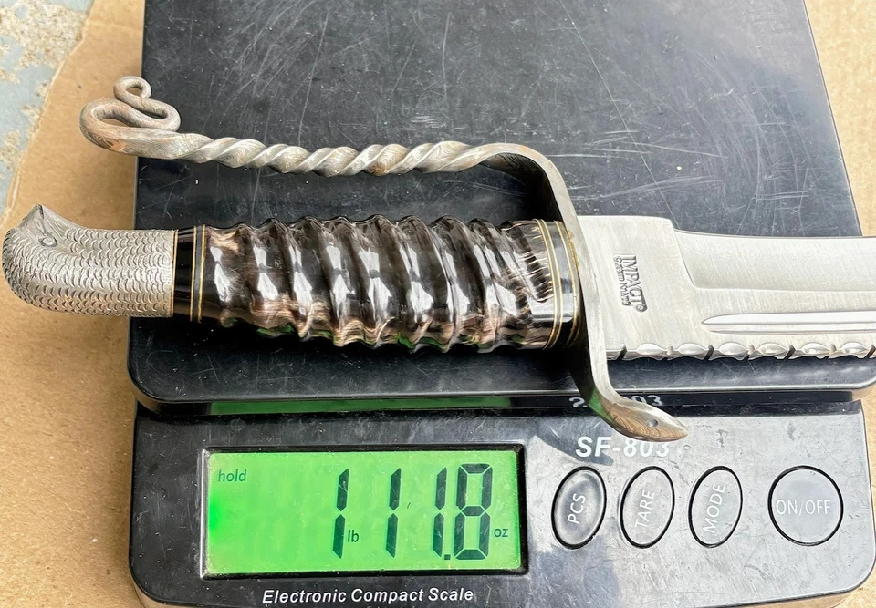 Impact Cutlery Custom Fixed Blade Large Knife UNUSED 20" Dagger Sword Knives - Image 3 of 4