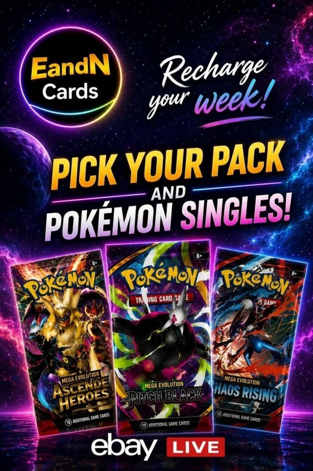 ⚡ Recharge Your Week! Pick Your Pack & Pokémon Singles 🎴
