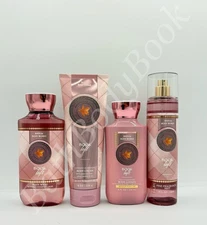 Bath & Body Works Book Loft 4 Pc Wash Body Cream Mist & Lotion Gift Set New