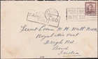 INDIA PAKISTAN 1938 Empire Air Mail FDC ex New Zealand - CANCELLED Karachi.D8866