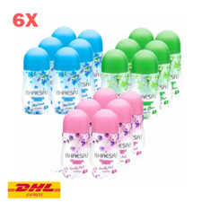 6x Bhaesaj Whitening Roll On Deodorant Sky Fresh, Sweety Pink, Lovely Green 35ml
