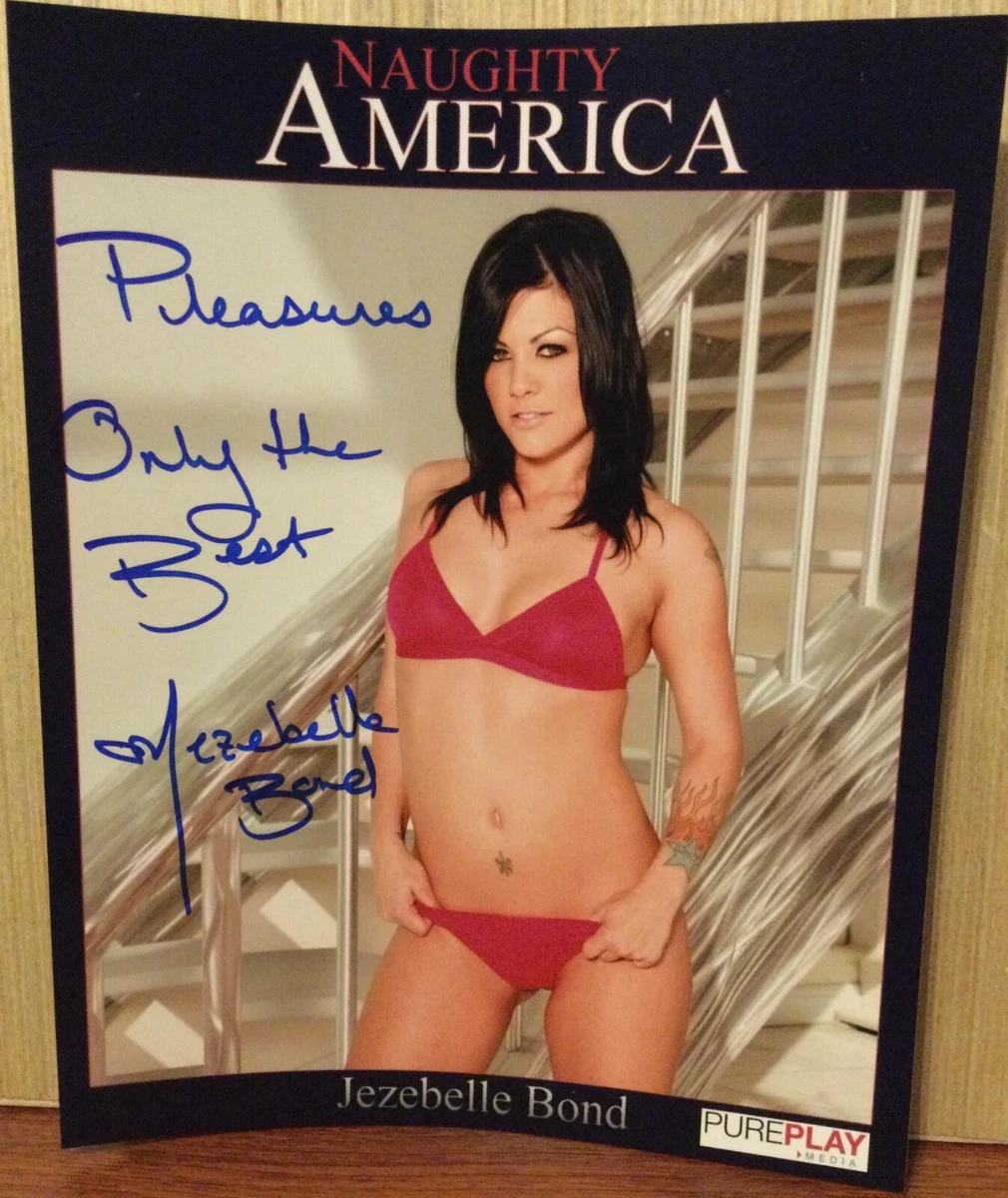 Bf Bf Adult - JEZEBELLE BOND NAUGHTY AMERICA ADULT PORN STAR PORNSTAR SIGNED 8x10 PHOTO B  AVN | eBay