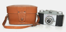 Kodak Pony 135 Viewfinder Camera Model B w/ Brown Leather Case