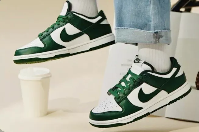 Nike Spartan Green Dunk Low 'Michigan State