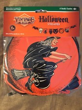 VINTAGE BEISTLE RETRO HALLOWEEN STREAMER 6FT