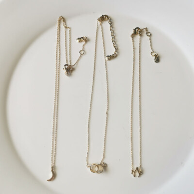 New Baublebar Small Pendant Necklace Gift Fashion Women Jewelry 3Styles Chosen