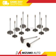 Intake Exhaust Valves Fit 97-04 Ford E150 E250 F-150 Freestar Mustang 3.8 4.2L