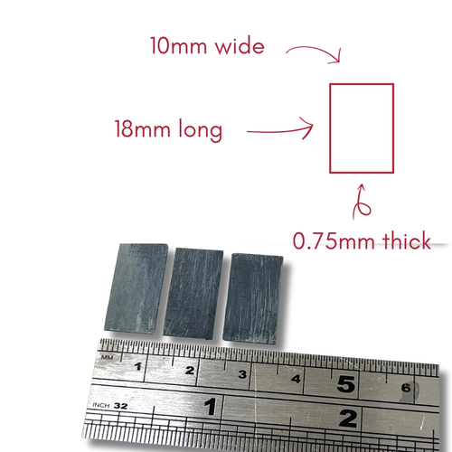 Dolls House 1:24th Scale 250 x Styrene Miniature Roof Tiles in Aged Slate Grey - Picture 4 of 8