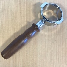 La Marzocco 58mm Naked / Bottomless Premium Wooden Handle Portafilter (L111/XW)