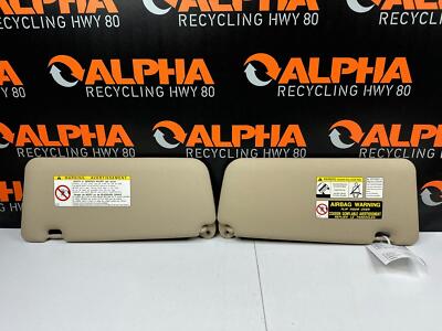 05 TOYOTA RAV-4 Sun Visor Left Lh +rh Sun Visor 7432042430a0