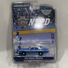Greenlight 1978 Dodge Monaco NYPD 1:64 Diecast Police Car Chase 30292