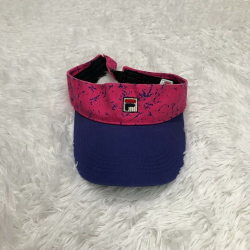 Vintage Fila Visor Hat Cap Pink 90s | eBay