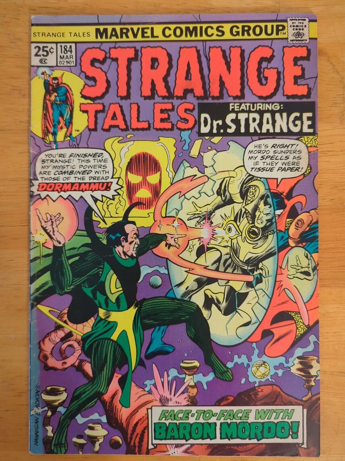Strange Tales #184 - 1976 Marvel - Steve Ditko Art/Stan Lee Story - (FN+)