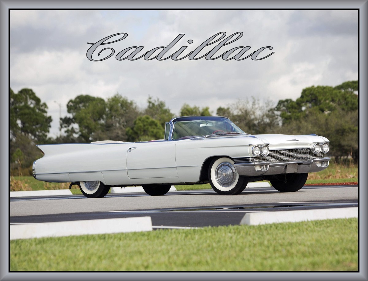 1960 Cadillac Series 62 convertible, Toolbox - Refrigerator Magnet