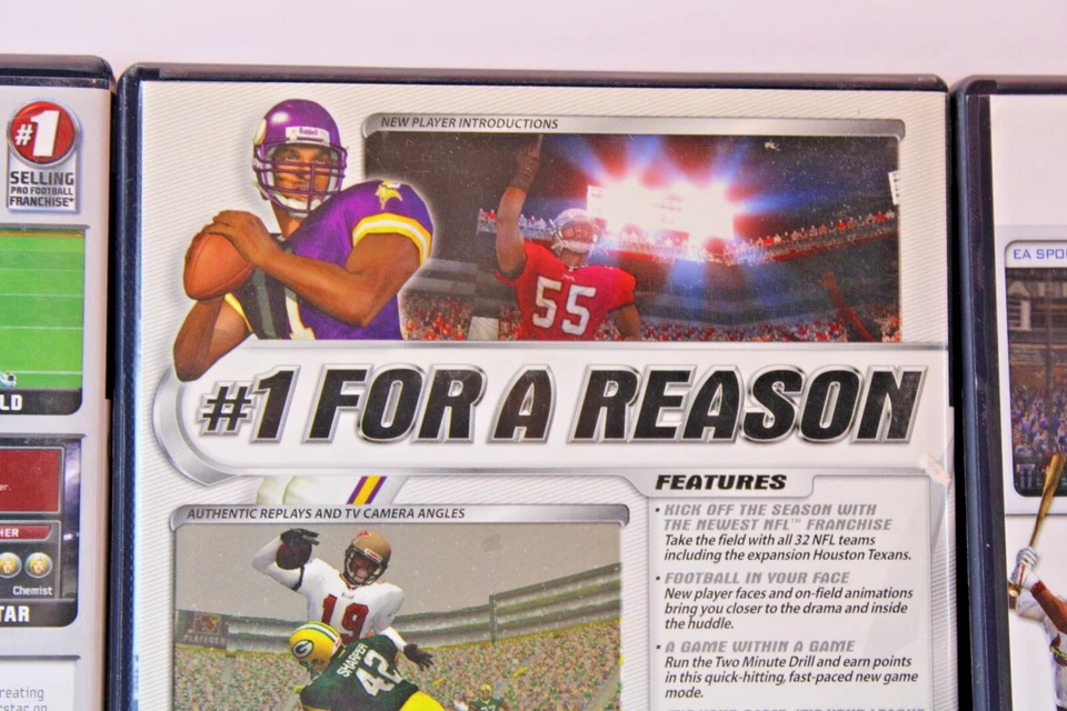 Lote de 5 PS3 EA Sports Madden NFL 08, 09, 10, NCAA Fútbol 09, 10 ¡En muy buen estado! Foto 3 de 4