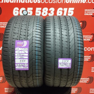 2x PIRELLI P ZERO NO 6.0/5.8 mm Sommerreifen 315/35 ZR21 111Y