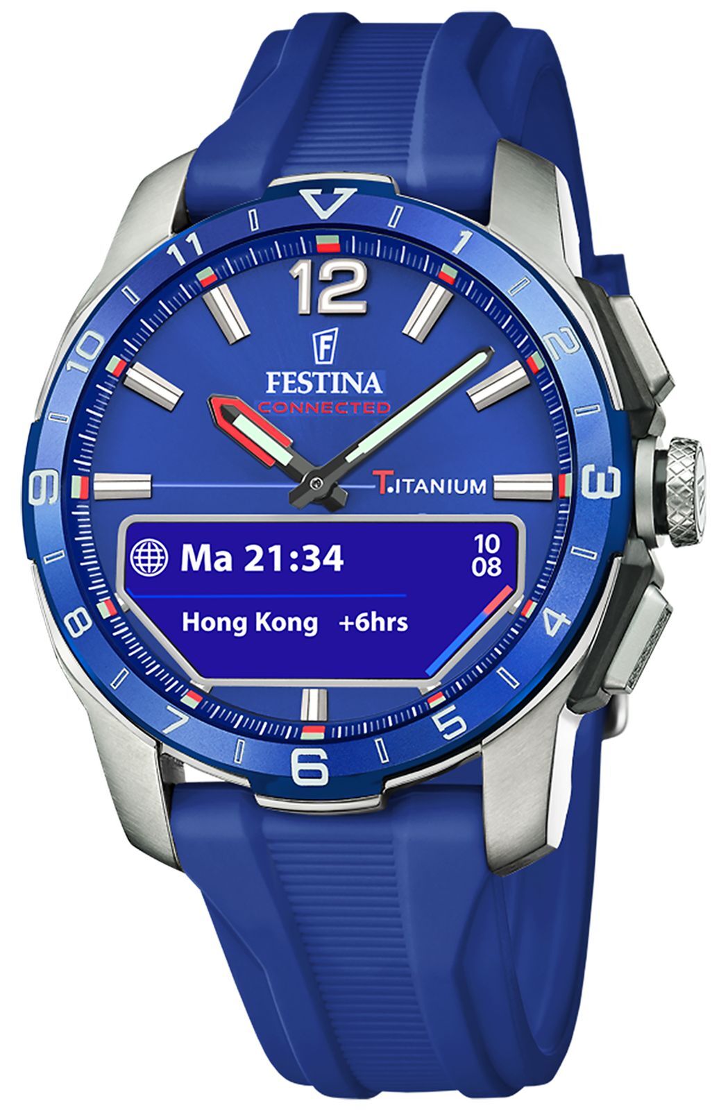 Festina Reloj Inteligente Híbrido Connected D (44 Mm) Esfera Digital F23000/3