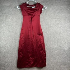 Southeastern Performance Apparel Women's Dress Size 04 Red Short Sleeve Zip