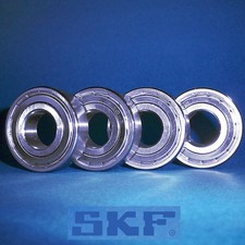4 Kugellager 6203 ZZ  / Markenware SKF / 17 x 40 x 12 mm