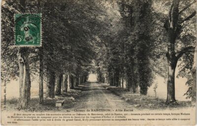 CPA Maintenon Le Chateau ,Allee Racine FRANCE (1155427)