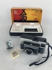Vintage Kodak Instamatic X-35 Camera w/Box, Flash  Filters