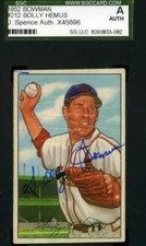 Solly Hemus Signed Jsa Sgc 1952 Bowman Autograph Authentic 