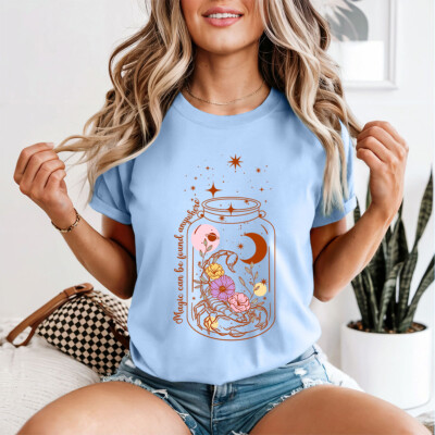 Magic Can Be Found Anywhere Skorpion Sternzeichen Damen T-Shirt Mystical Celestial
