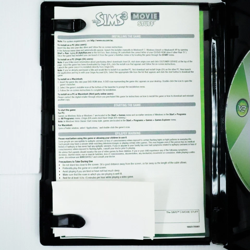 The Sims 3: Movie Stuff (WINDOWS / MAC OS PC Game DVD, 2013) Life Simulation - Image 3 of 4