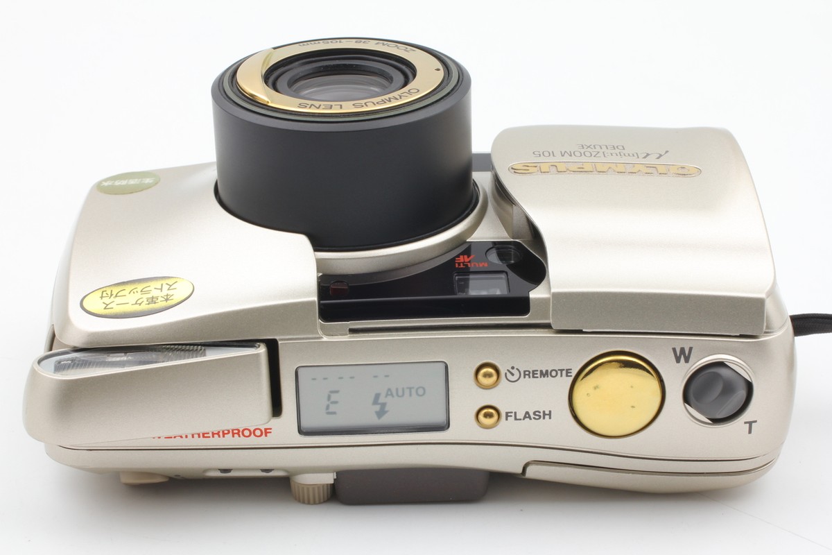 Near MINT] Olympus μ mju Zoom 105 DELUXE DLX 35mm Film Camera from