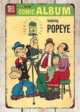 Man cave metal dorm  room  wall decor  COMIC ALBUM 1959 metal tin sign