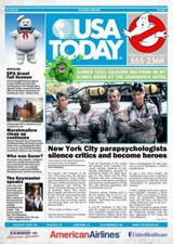 1984 Ghostbusters USA Today Poster Print Venkman Egon Ray Winston Stay Puft 👻