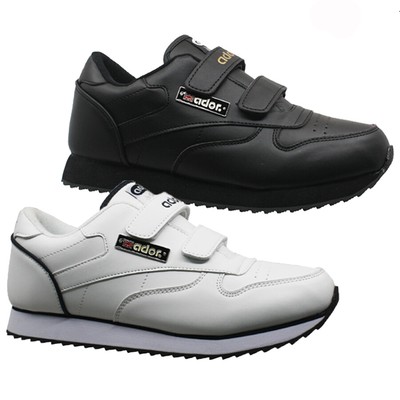 black velcro sports shoes