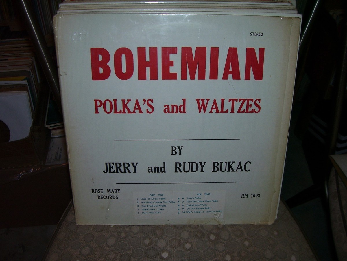JERRY & RUDY BUKAC, Bohemian Polka's & Waltzs, Rose Mary # 1002