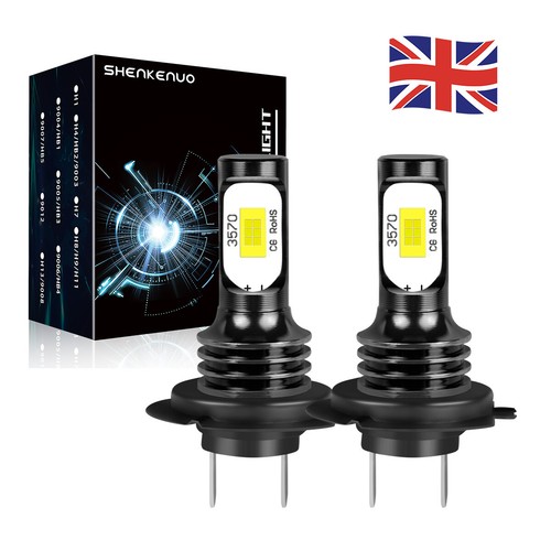 For Vauxhall Astra MK7 2015On H7 LED Headlight Bulbs Kit White 6000K